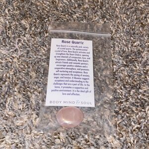 NWT Rose Quartz Crystal Free Form